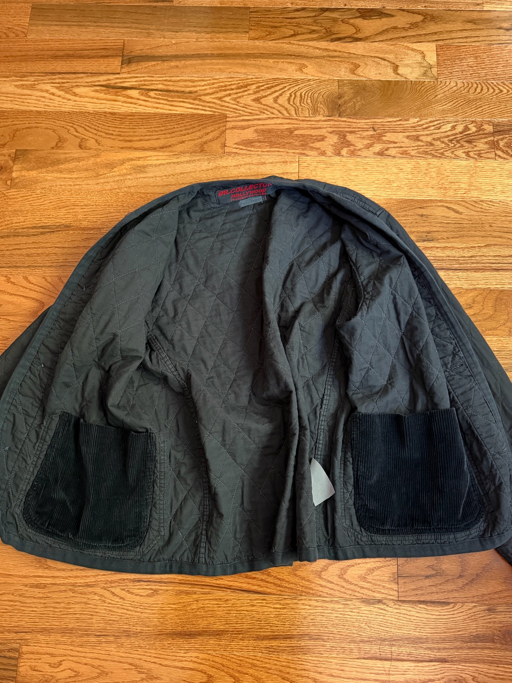 Dr. Collectors Unisex Quilted Bomber Jacket - Black — image 5 of 8